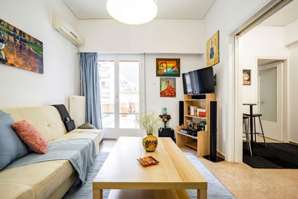 Athens Paradise Cozy 53 Sqm Apartament Near To Metro Exterior photo